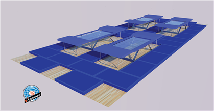 Trampoline Set Mats Diony