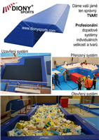 Gymnastics pits