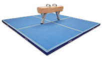 Landing mats for gymnastic equipments